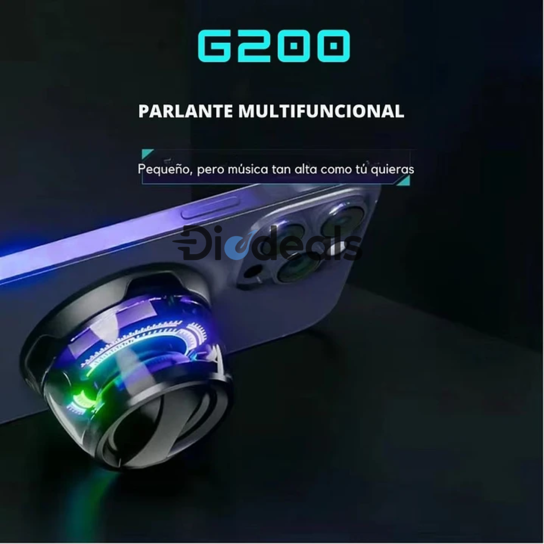 Parlante Magnético Premium con Potencia Extrema y Luz LED